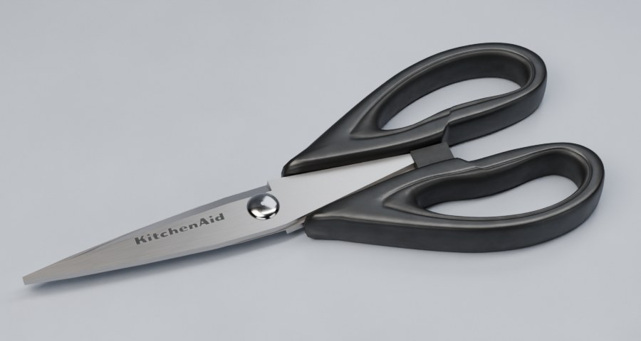 Kitchen shears: black, clean